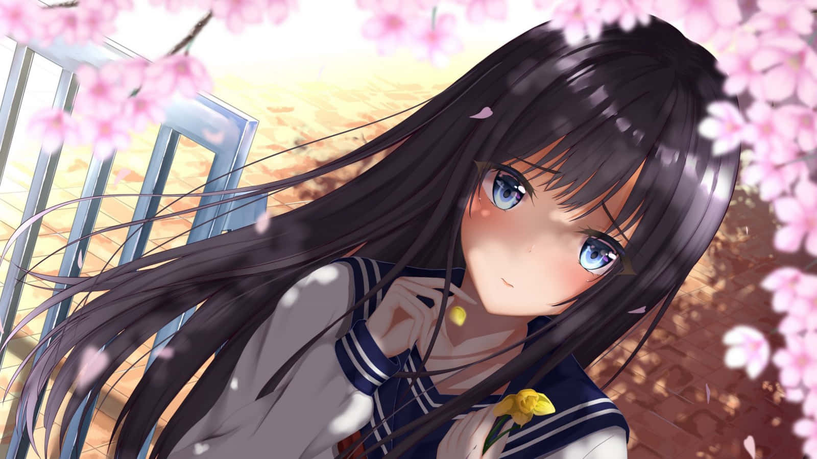 School Girl Wallpaper