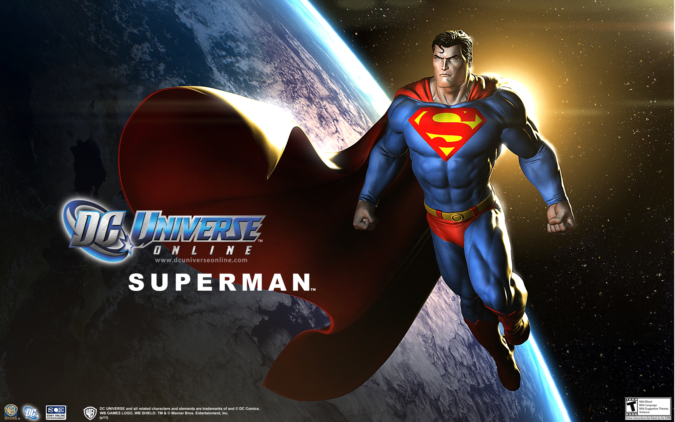 Superman in DC Universe Online PC PS3 Wallpaper