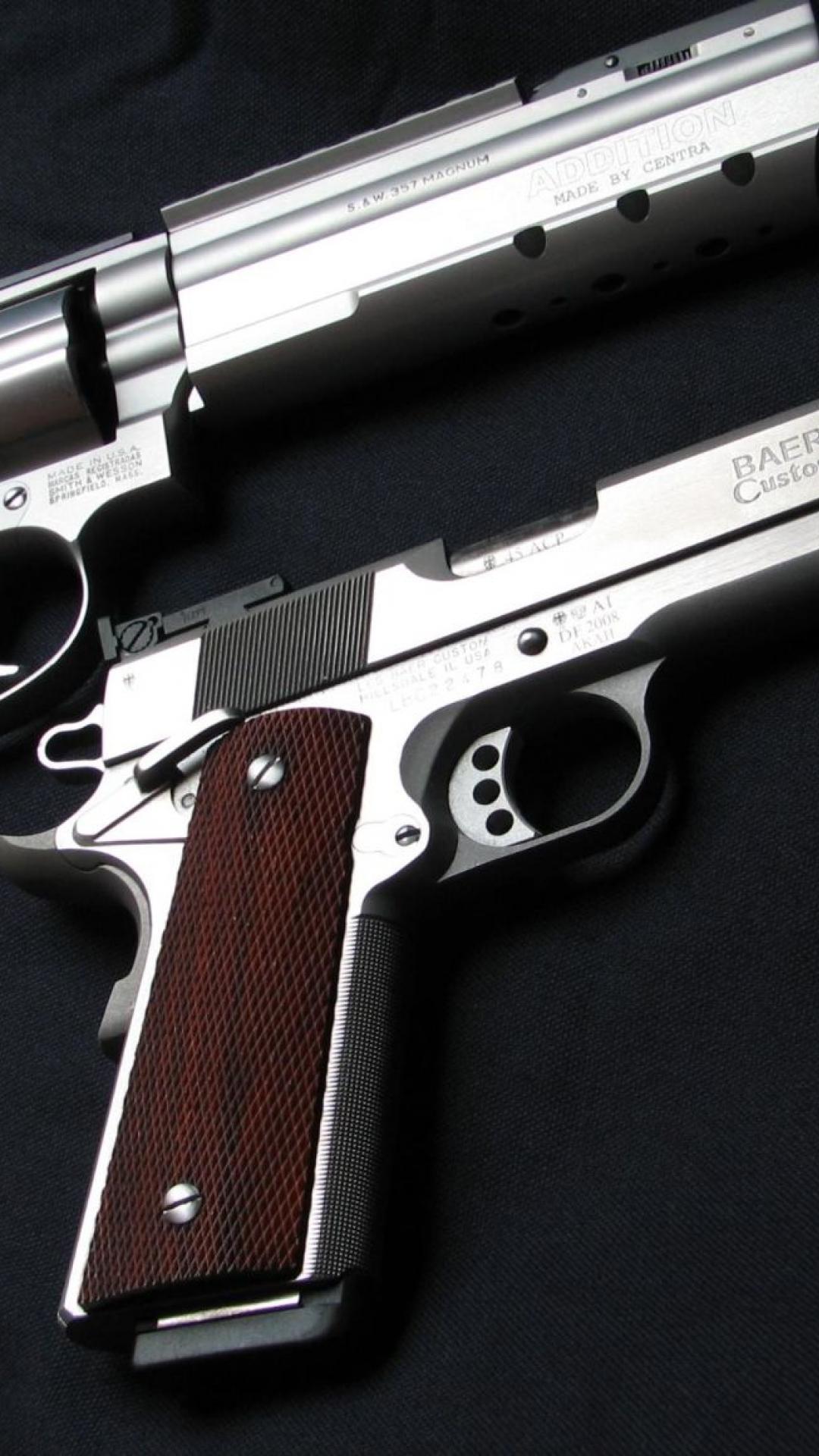 Guns Weapons M1911 Smith And Wesson Les Baer HD Wallpaper General