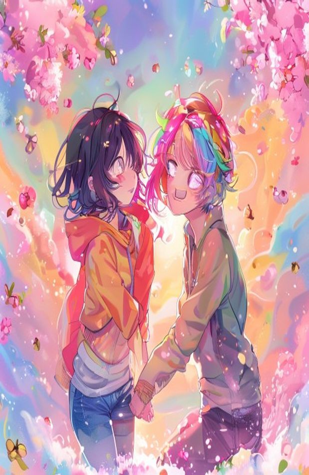 Cute Anime Couple Wallpaper