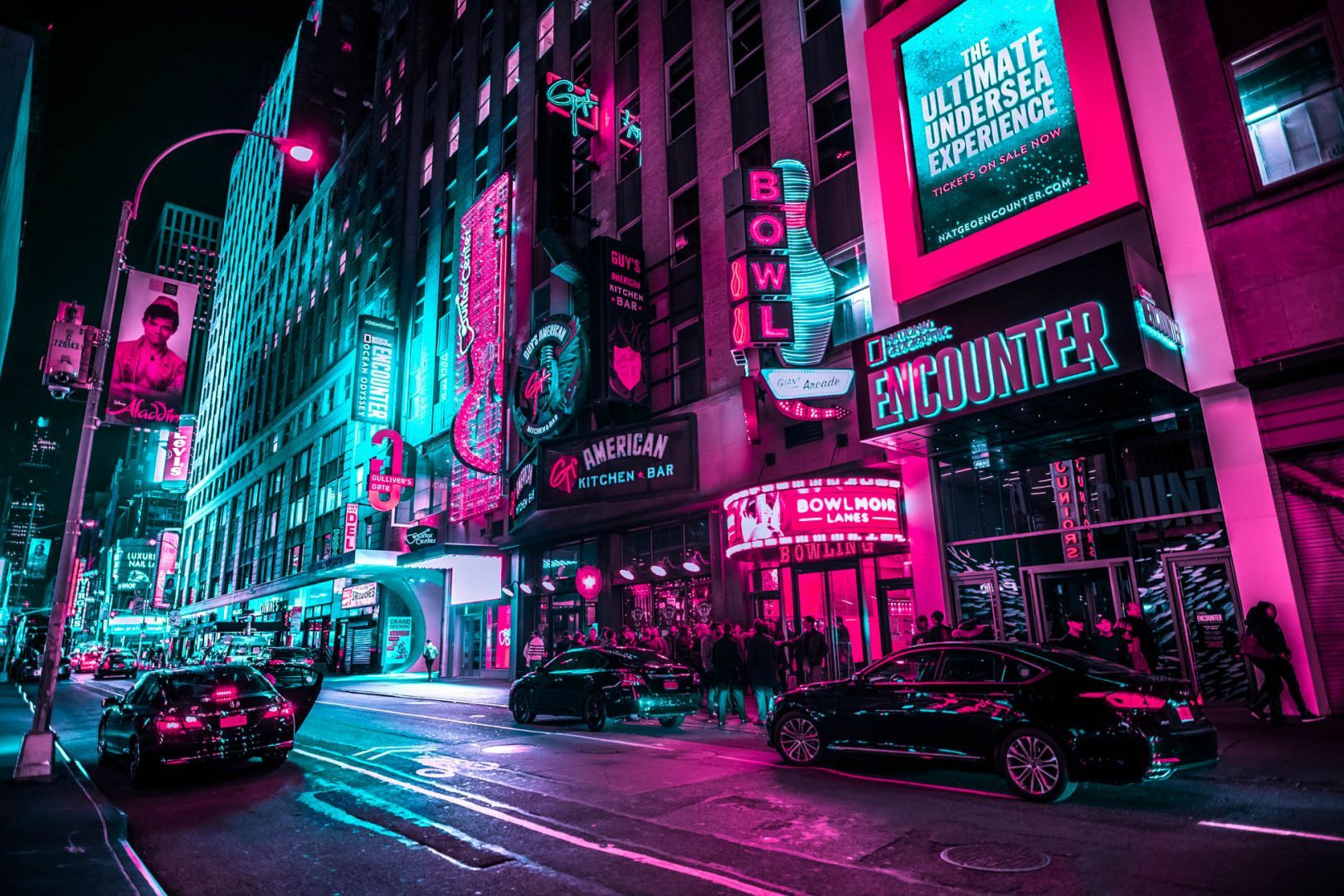 New York Glow Wallpaper