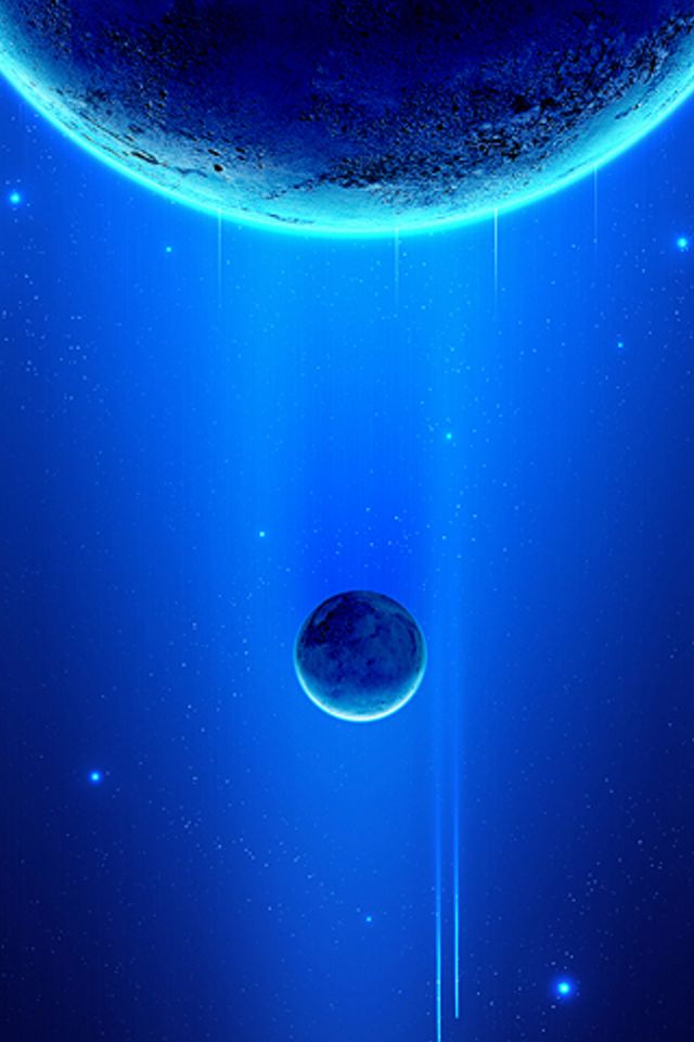 Moon And Earth iPhone Wallpaper HD