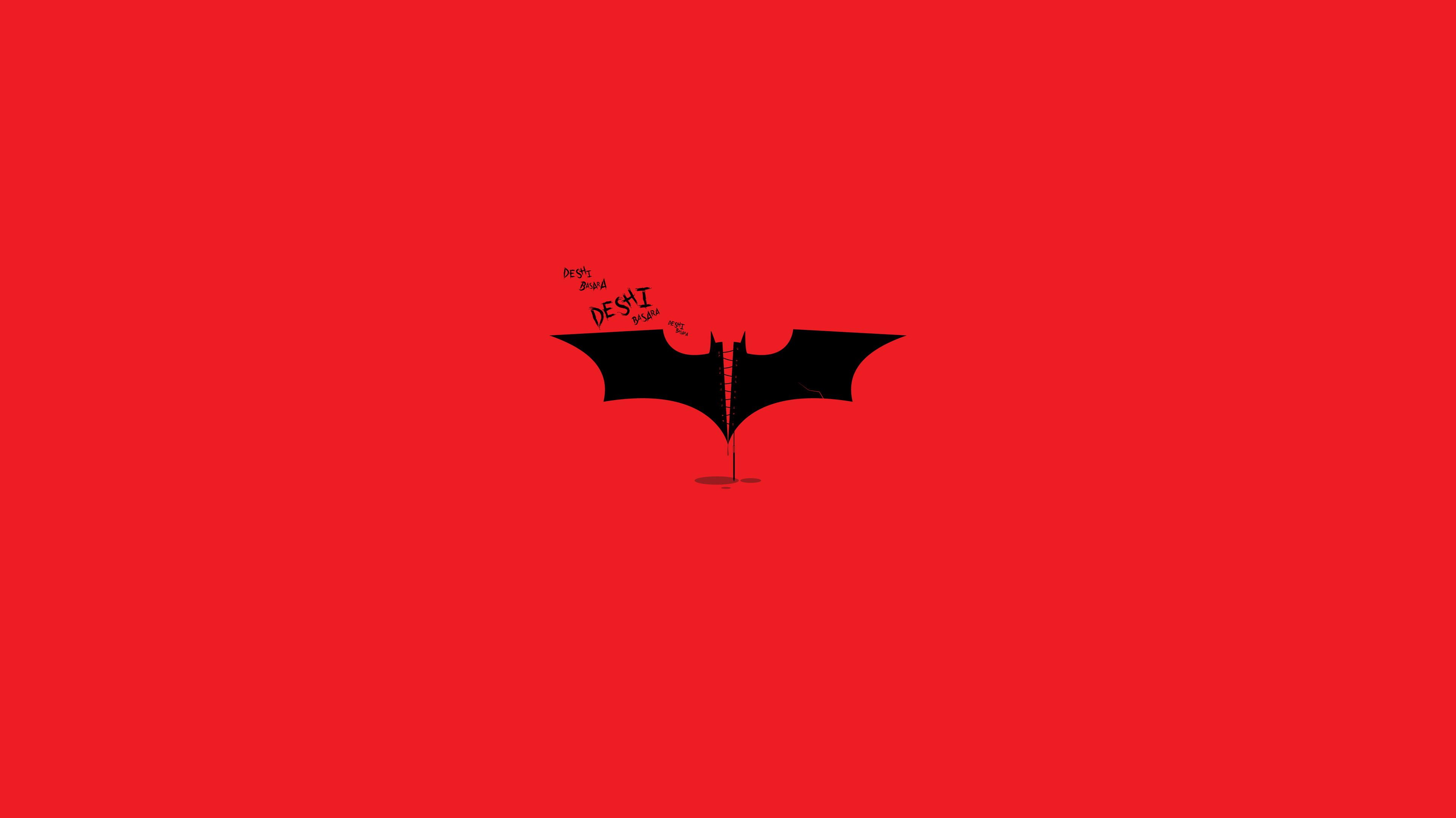 Wallpaper 4k Batman Logo Minimalist
