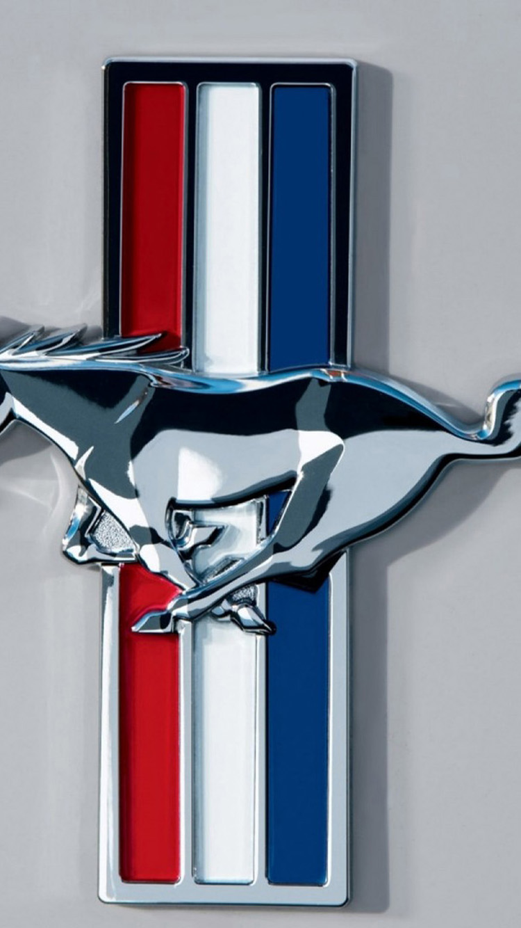 Mustang Symbol Wallpaper Ford Mustang Logo Iphone 6 750x1334