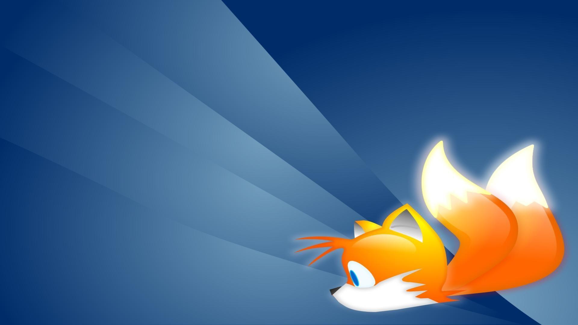 Mozilla Firefox Blue Background Desktop