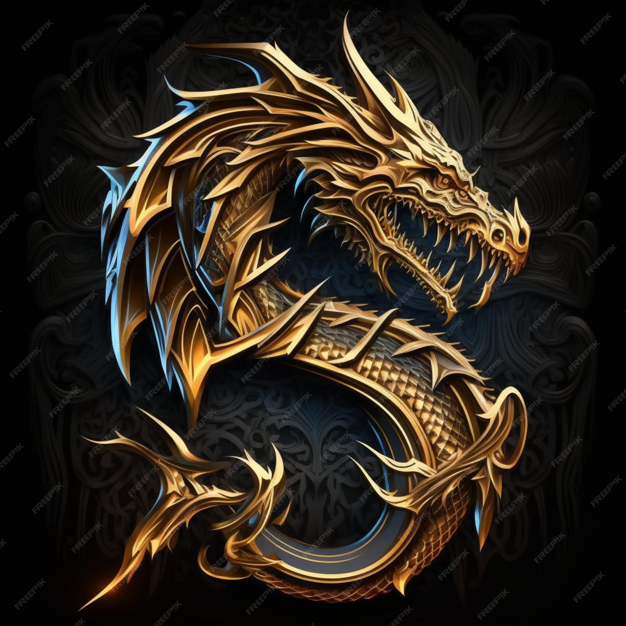 Gold Dragons Wallpaper