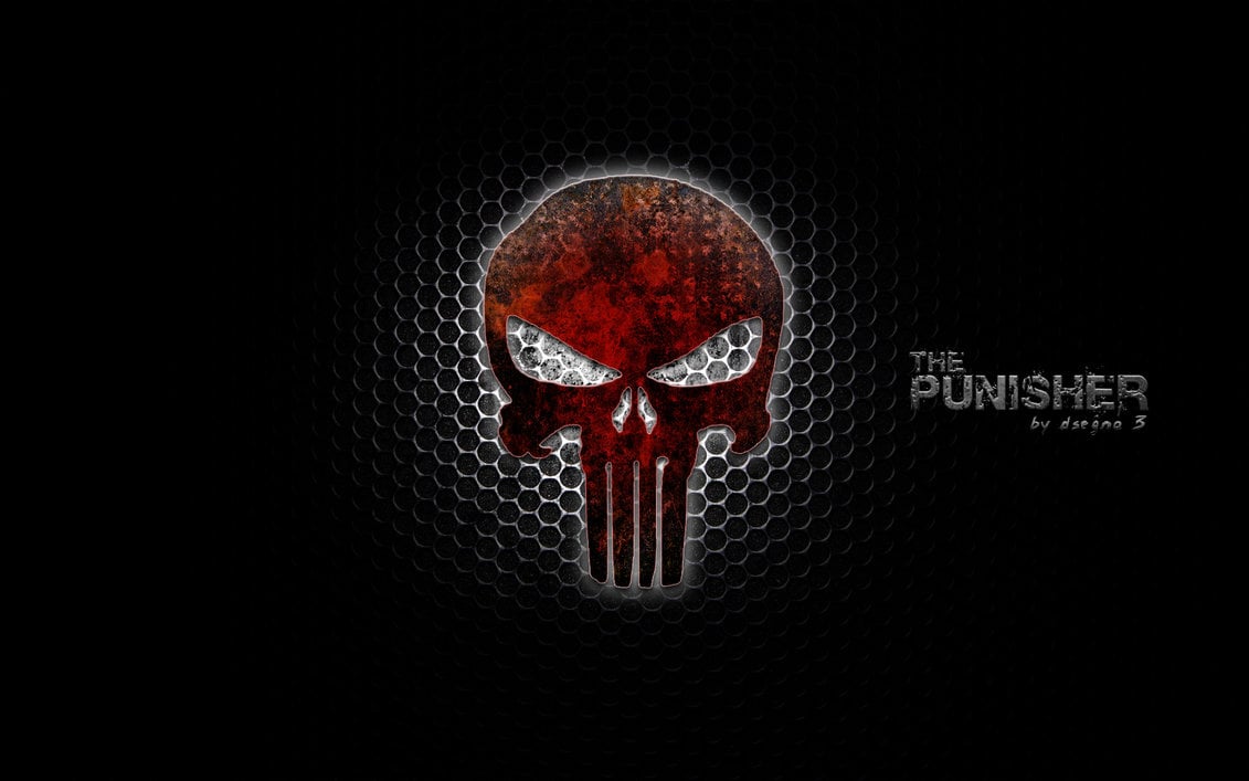 Punisher logo wallpaper Wallpaper Wide HD 1131x707