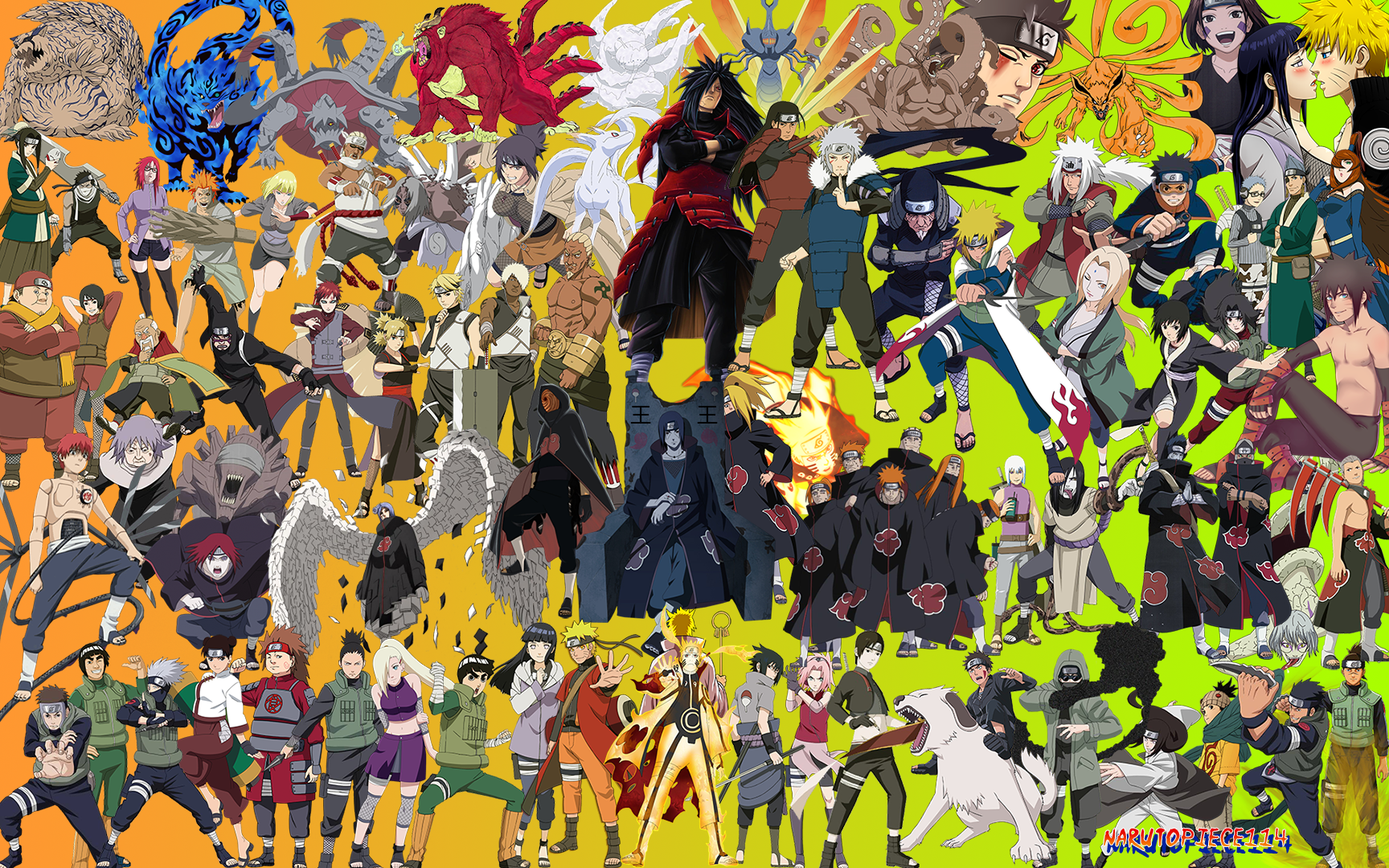 All Naruto Characters Wallpaper