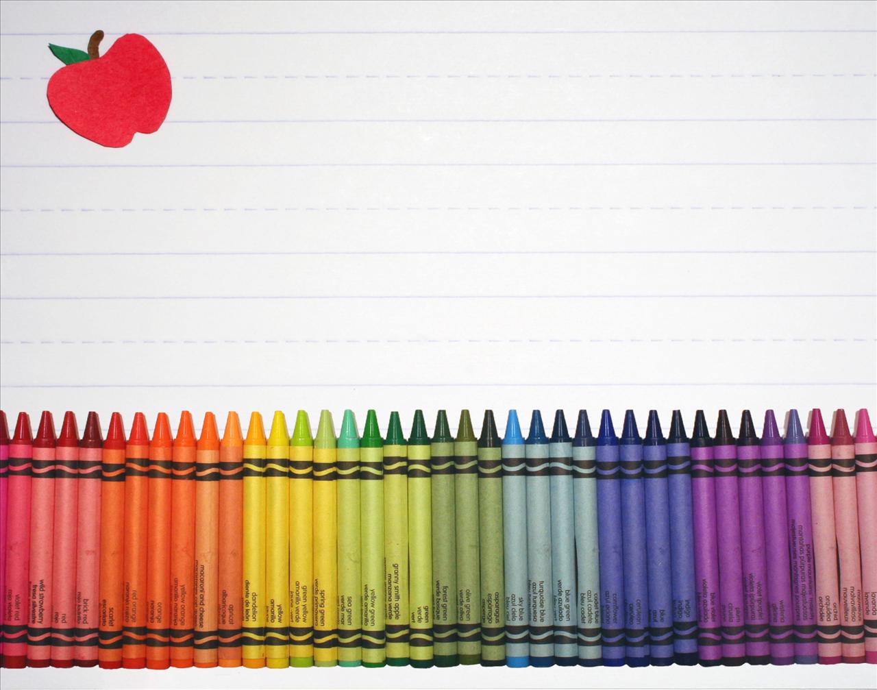 Crayons Background