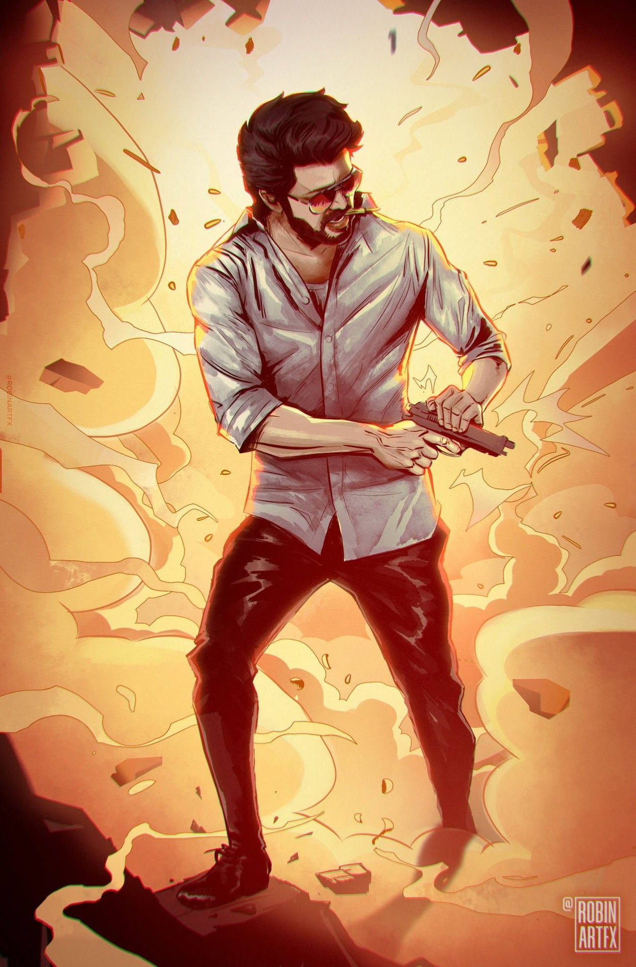 Master Vijay 4k Wallpaper