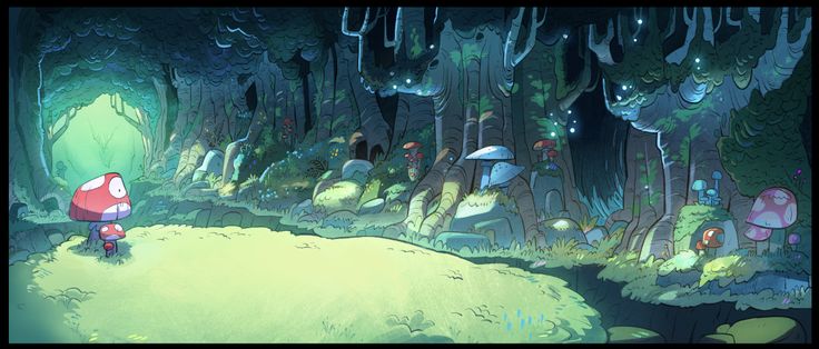 Falls Gnome Forest Background Landscapes Gravity