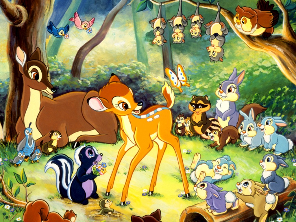 Bambi Cartoon Full HD Image Wallpaper For iPad Mini Cartoons