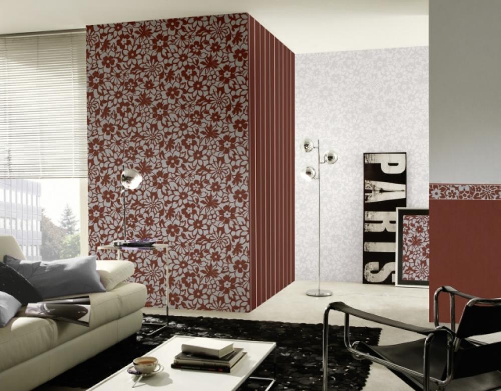Stylish wallpapers in living room OLPOS Design