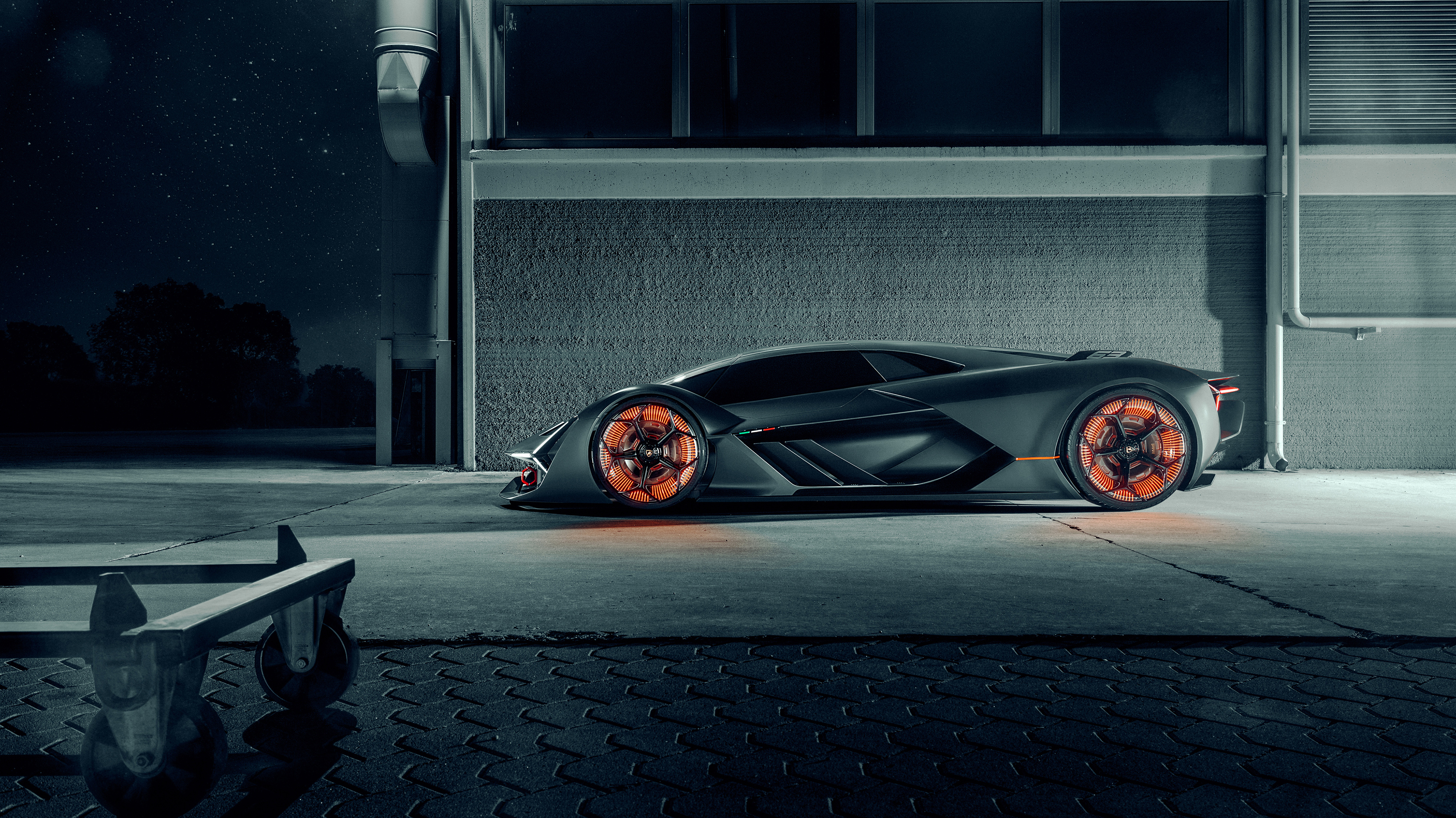 Lamborghini Terzo Millennio 4k Wallpaper HD Car