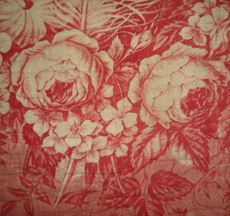 Patterns French Fabrics Red Roses Wallpaper Cloth Design