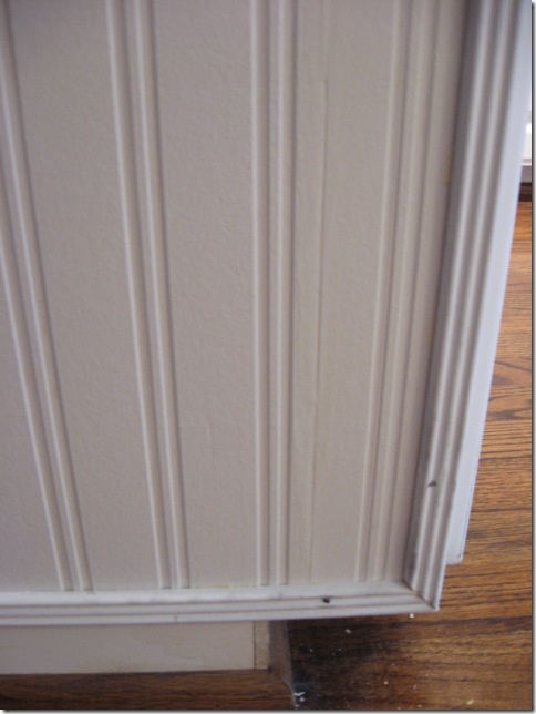 beadboard wallpaper   end of cabinets For the Home Pinterest 484x644