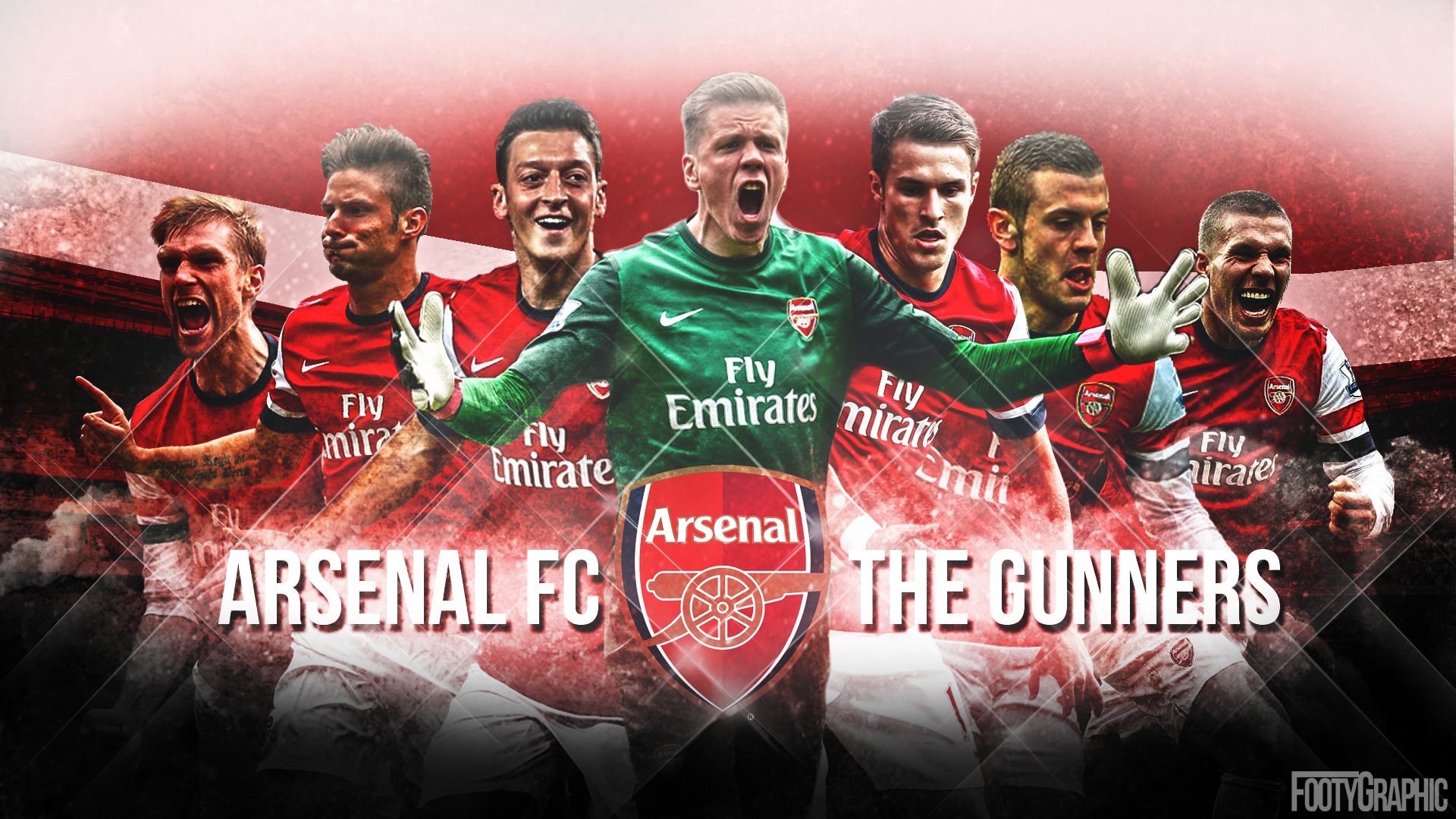 Arsenal Team Wallpaper Including Mertesacker Giroud Zil Szczesny