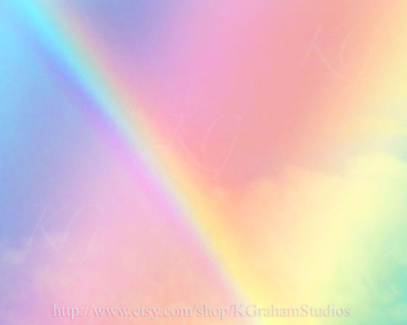 Instant Rainbow Sky Pastel Altered Photography By K