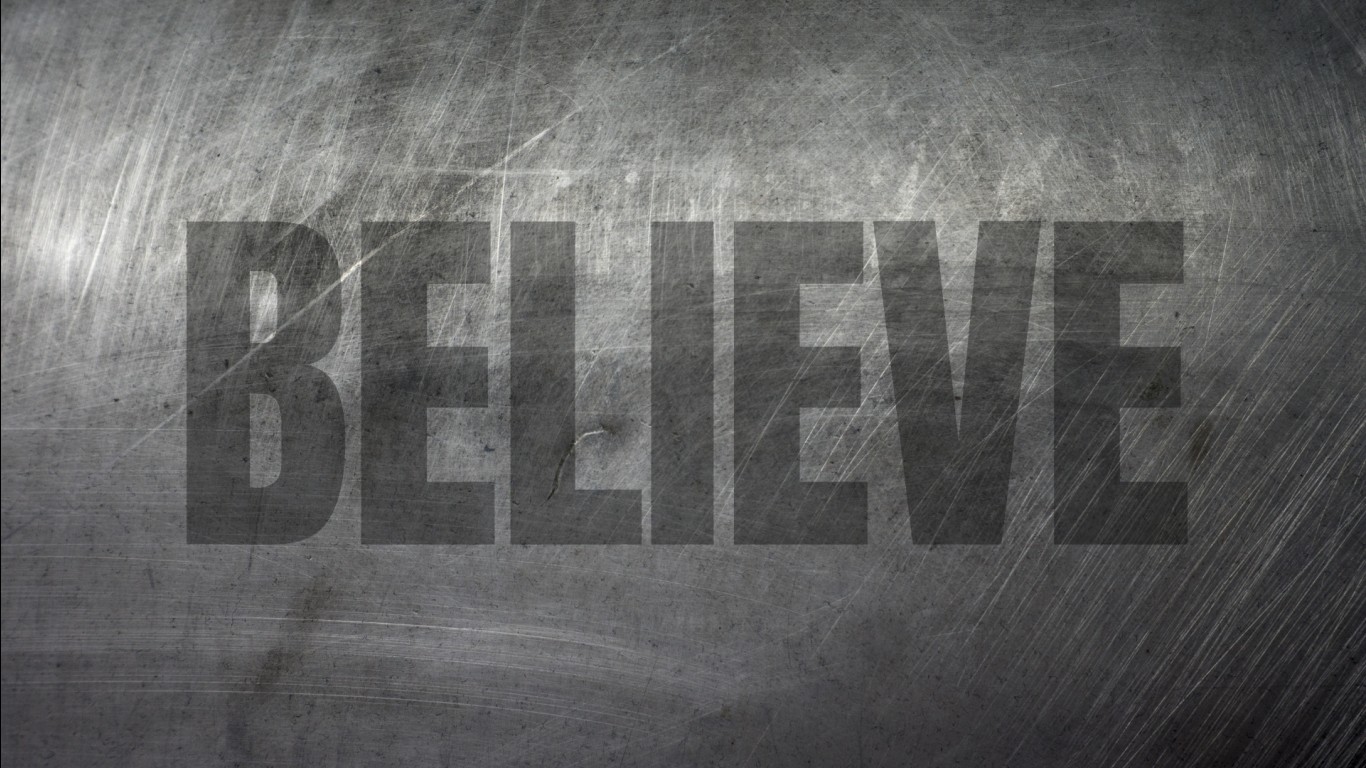 Believe Quote HD Motivational Wallpaper