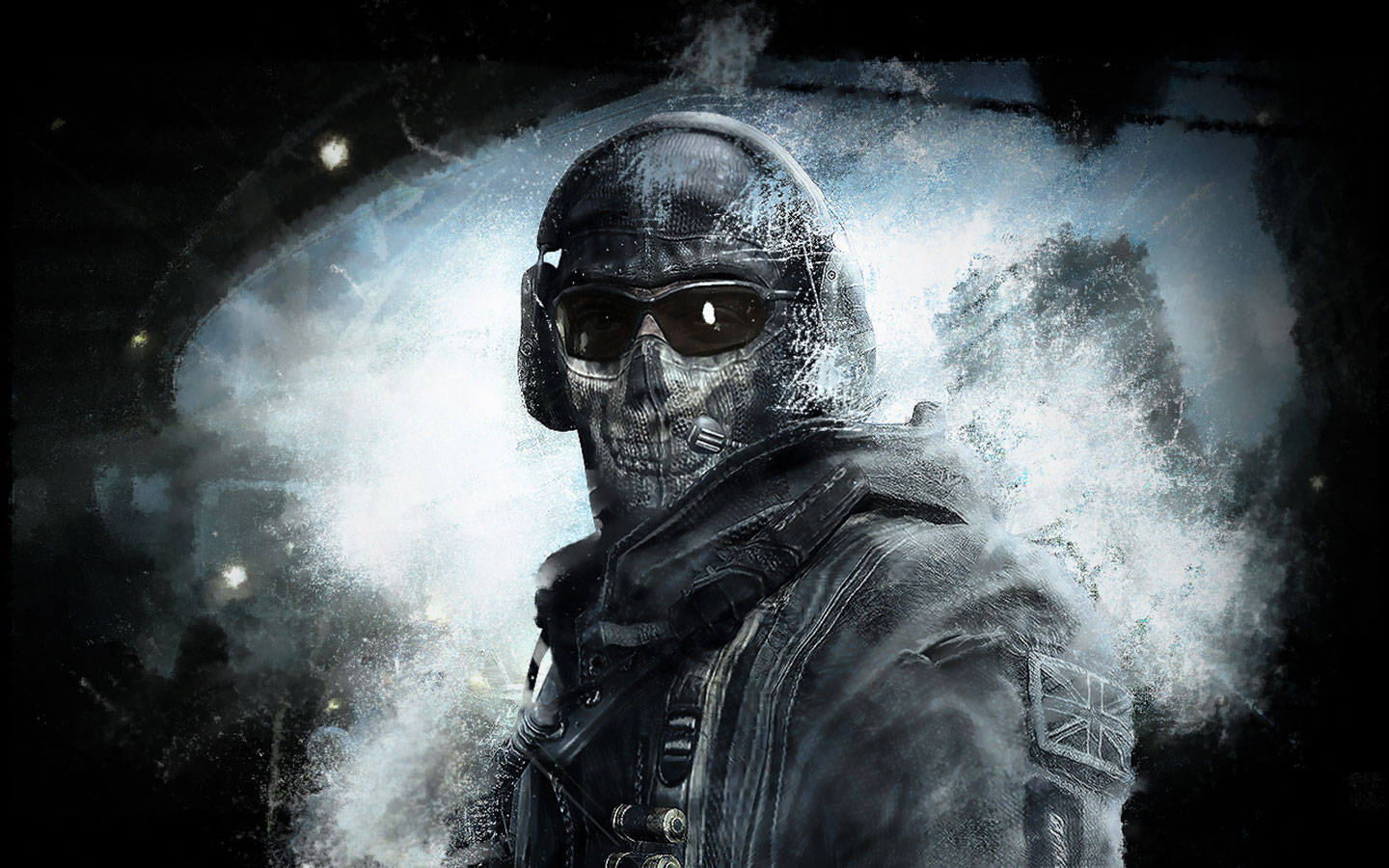 Games Wallpapers   Call Of Duty   Modern Warfare 2 Ghost wallpaper 1440x900