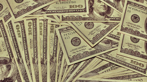 HD Dollar Bills Laying Around Wallpaper