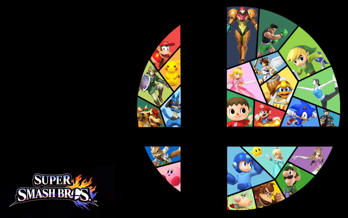 Super Smash Brothers Sectioned Wallpaper By Mamonyne