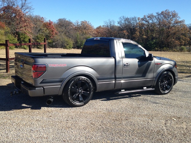 Dropped Trucks With Stock Wheels Show Them Off Image Jpg