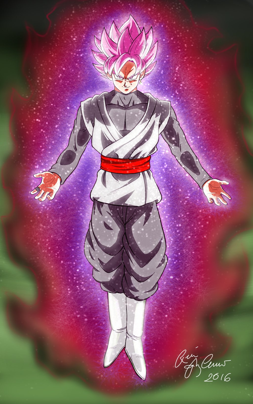 Super Saiyan Rosé Goku Black (SP) (RED) | Dragon Ball Legends Wiki | Fandom