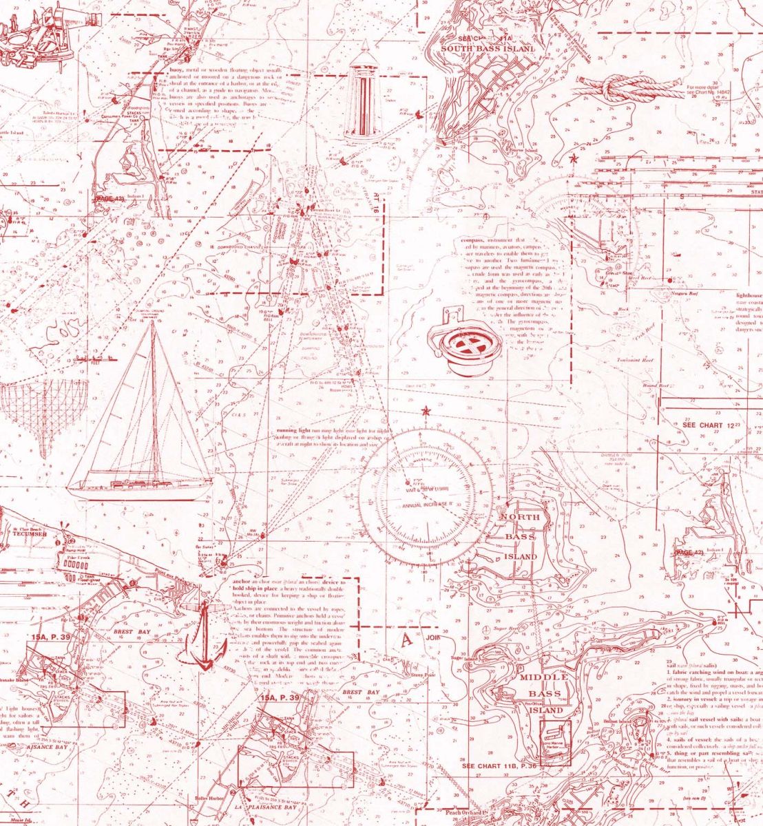 Nautical iPhone Wallpaper Ralph Lauren Map