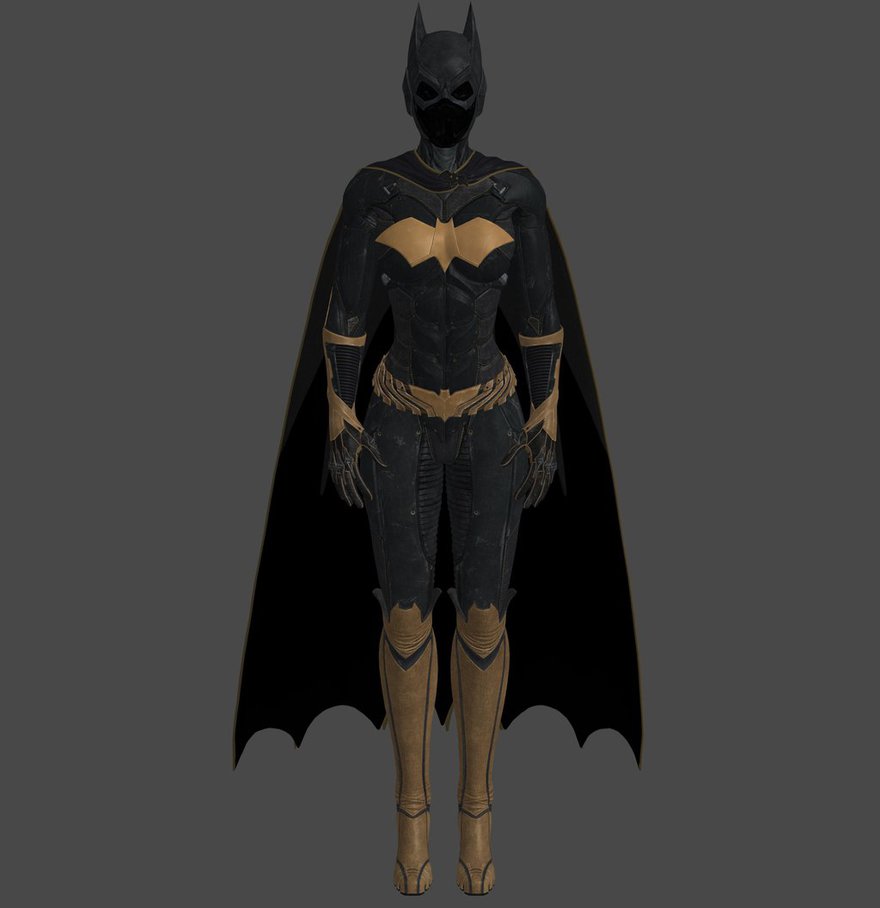 Xnalara Batman Arkham Knight Batgirl Statue By Caplagrobin On