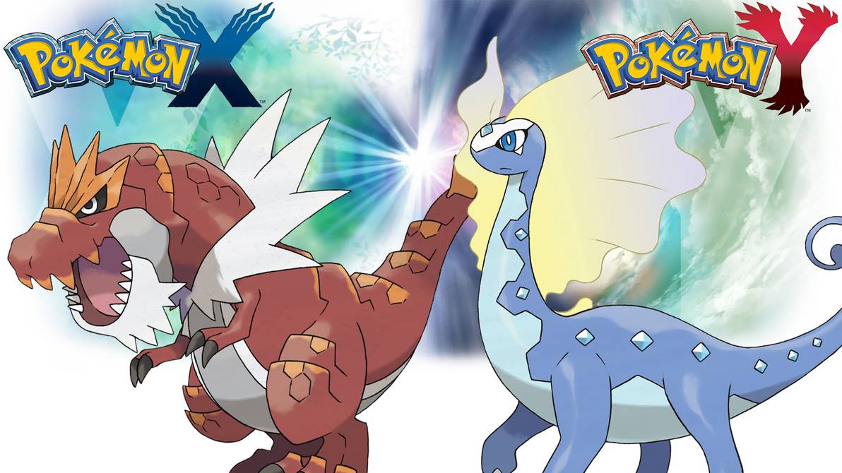 Pokemon X Y Wallpaper Tyrantrum And Aurorus By Thelimomon On