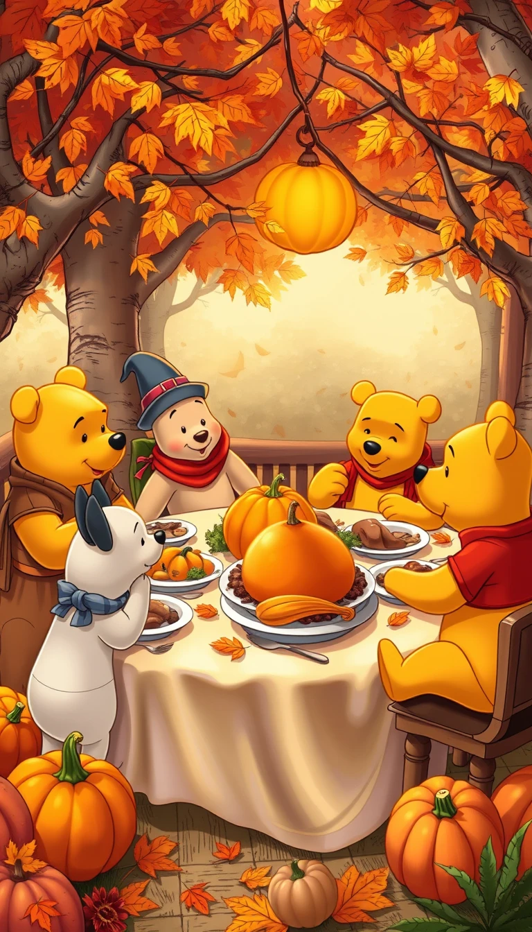 🔥 [50+] Winnie the Pooh Thanksgiving Wallpapers | WallpaperSafari
