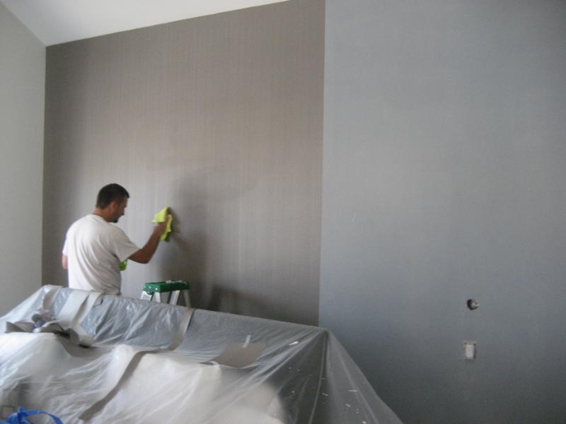 Painting Over Grasscloth Wallpaper