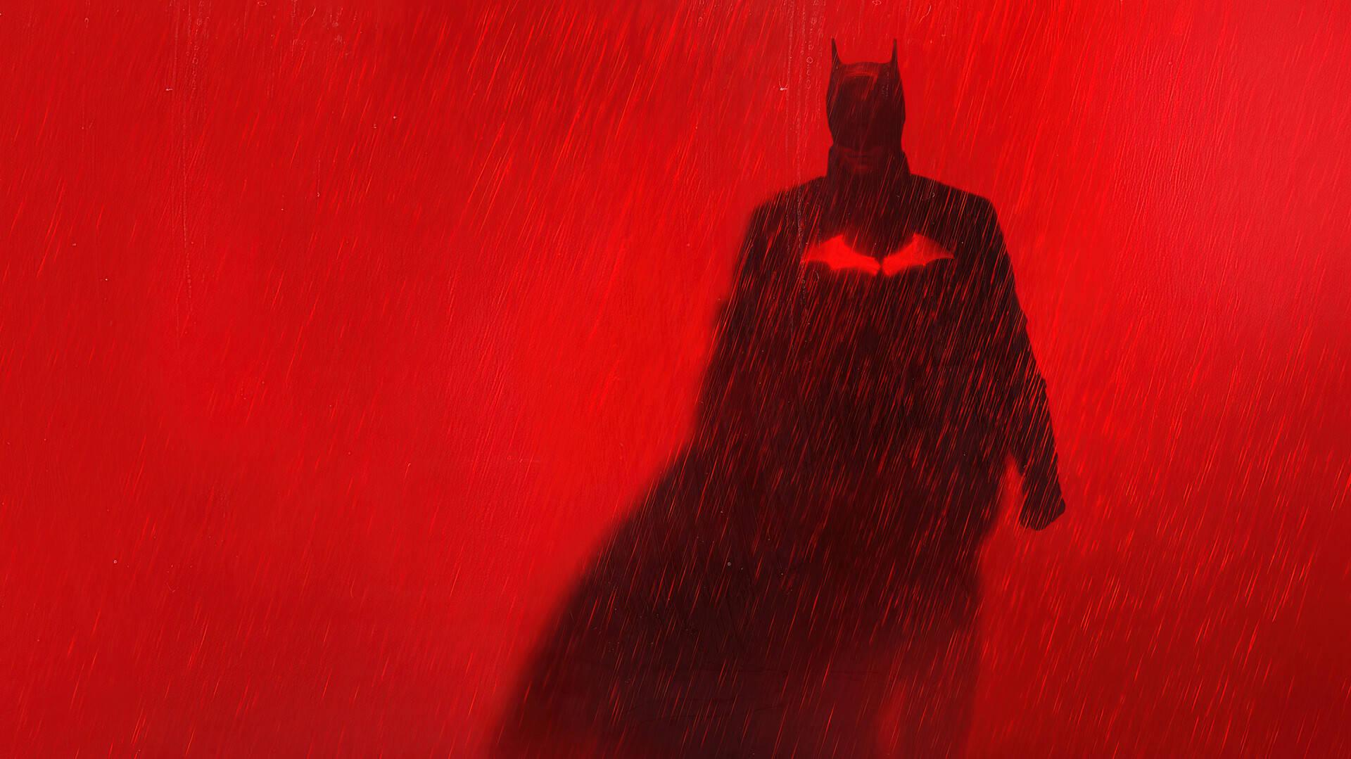 The Batman Walking In Rain Wallpaper