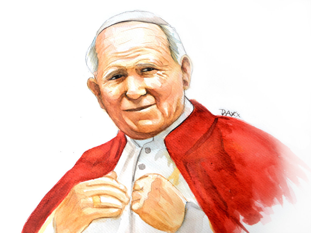 St John Paul II by daxxbondoc on