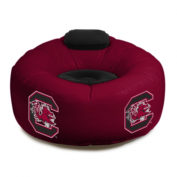 South Carolina Gamecocks Ncaa College Vinyl Inflatable Chair W Faux