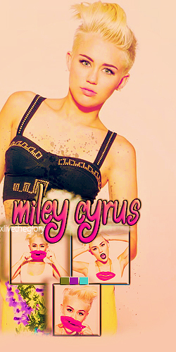 Miley Cyrus Side Background By Xlivetheglory
