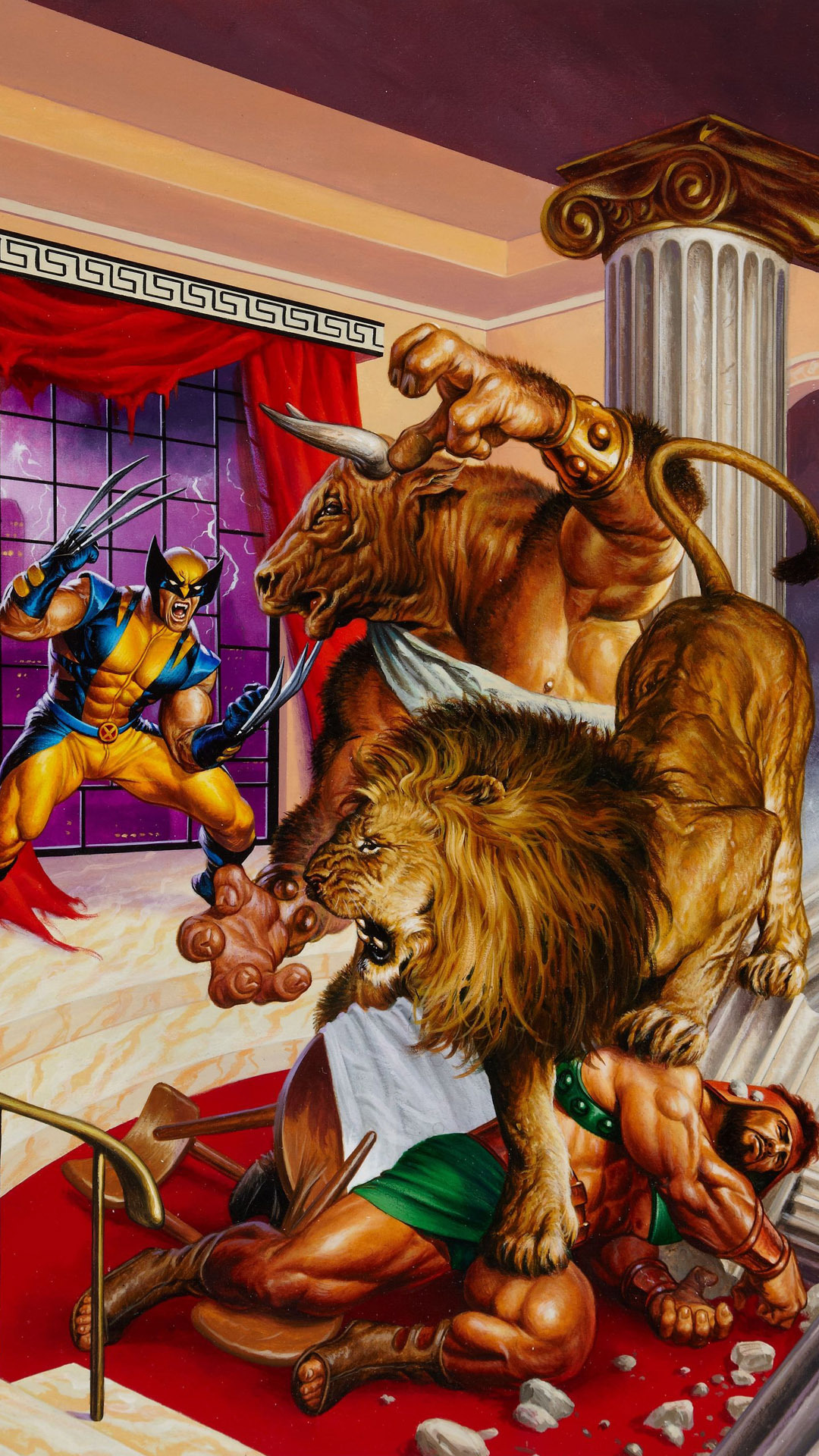 Hercules Marvel Wallpaper Wolverine hercules   myths