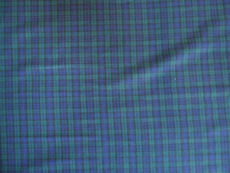 NavyGreen Tartan Cotton Fabric Textile Express Fabric