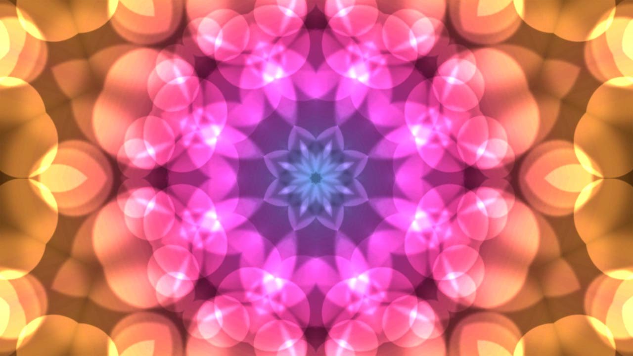 HD Colorful Kaleidoscope Video Background
