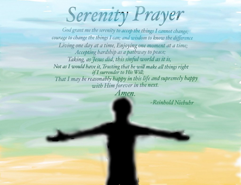 Serenity Prayer Background By Me Rikurevived
