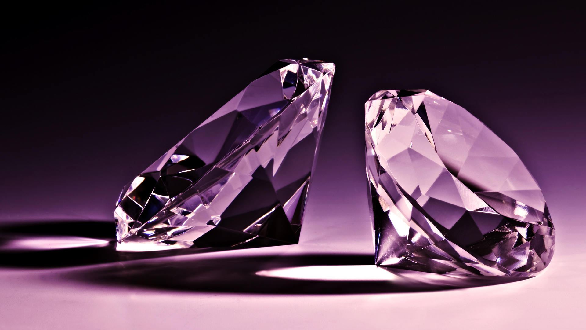 Two Glamorous Diamond Wallpaper 3d For Desktop