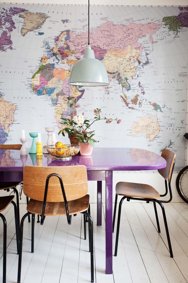 Jenny Brandt Modern And Funky Dining Room Love The Map