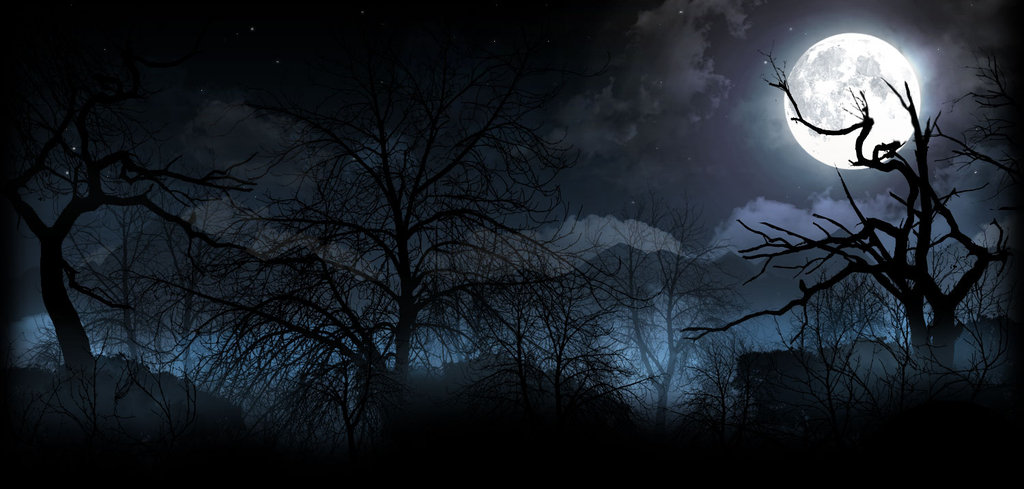 Dark Night Background By Msteeq