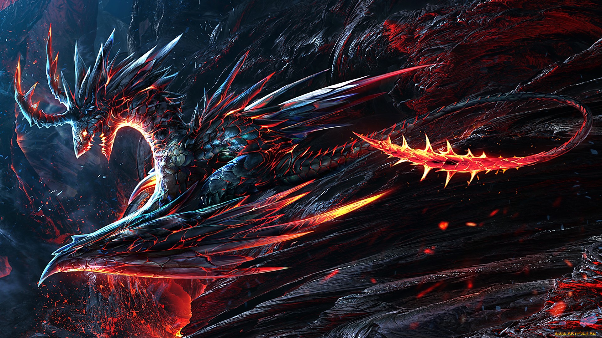 Cool Abstract Dragon Wallpaper