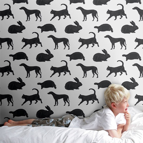 animal silhouette wallpaper Wallpaper Pinterest