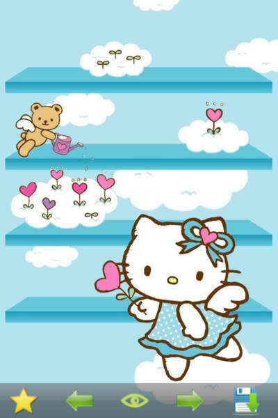 Screen Background App Icons Frames Wallpaper Hello Kitty Edition