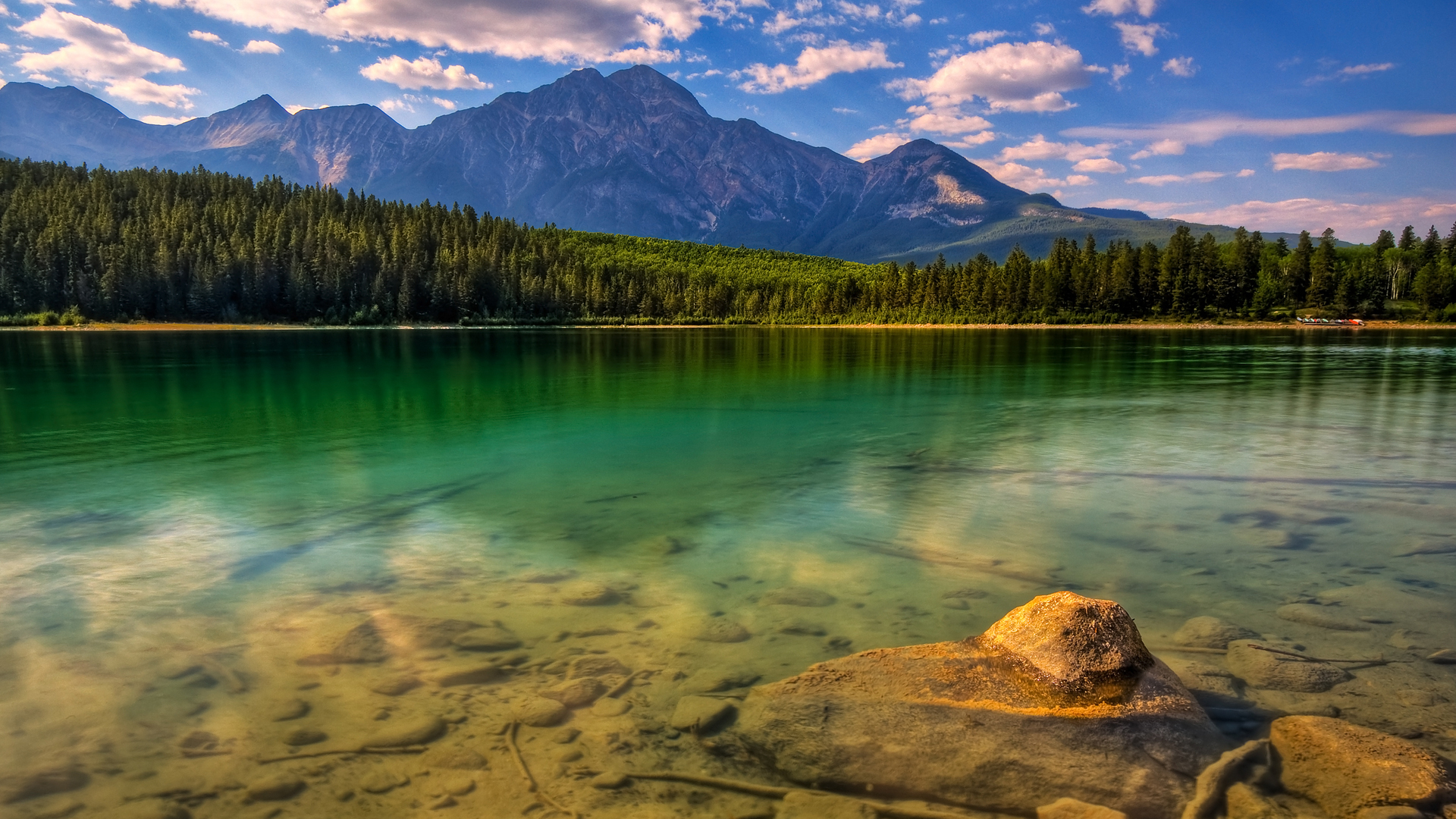 Landscape Green Lake Wallpaper 1080p Cool