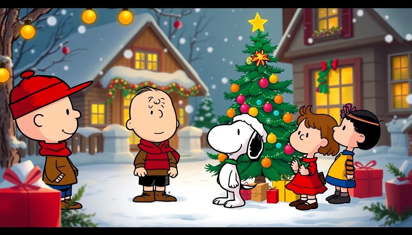 Peanuts Gang Christmas Wallpaper