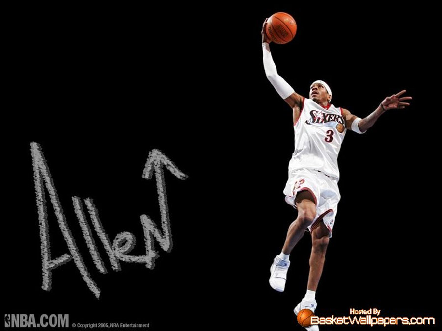 Allen Iverson Layup Wallpaper Basketball At Total Update